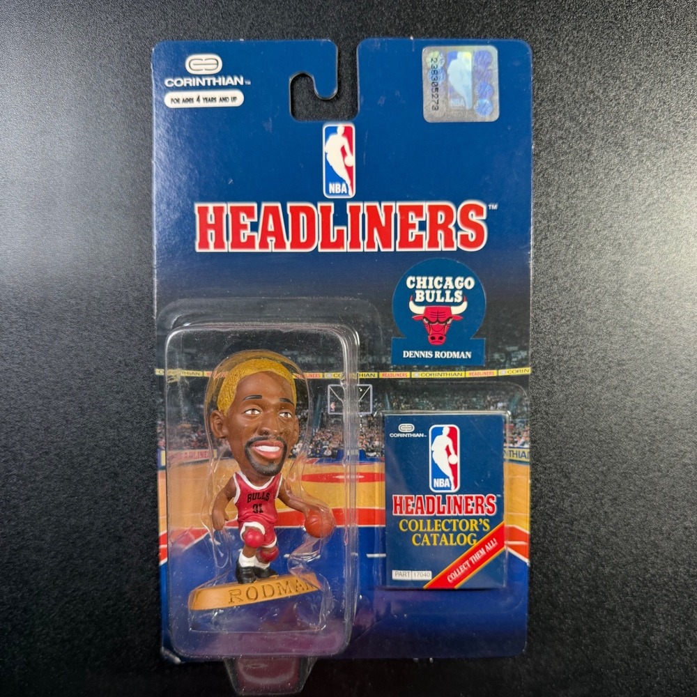 Dennis Rodman Chicago Bulls 1996 Corinthian NBA Headliners Figure New Sealed